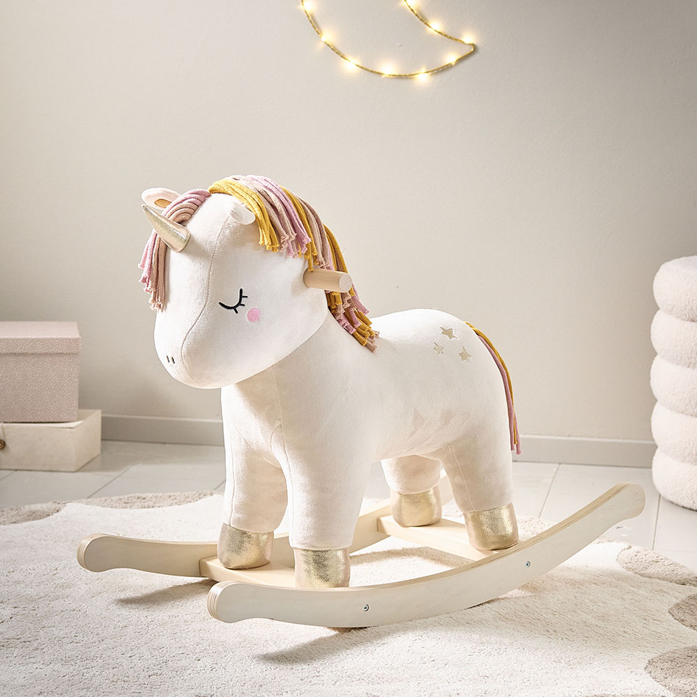 Unicorn plush rocker on sale