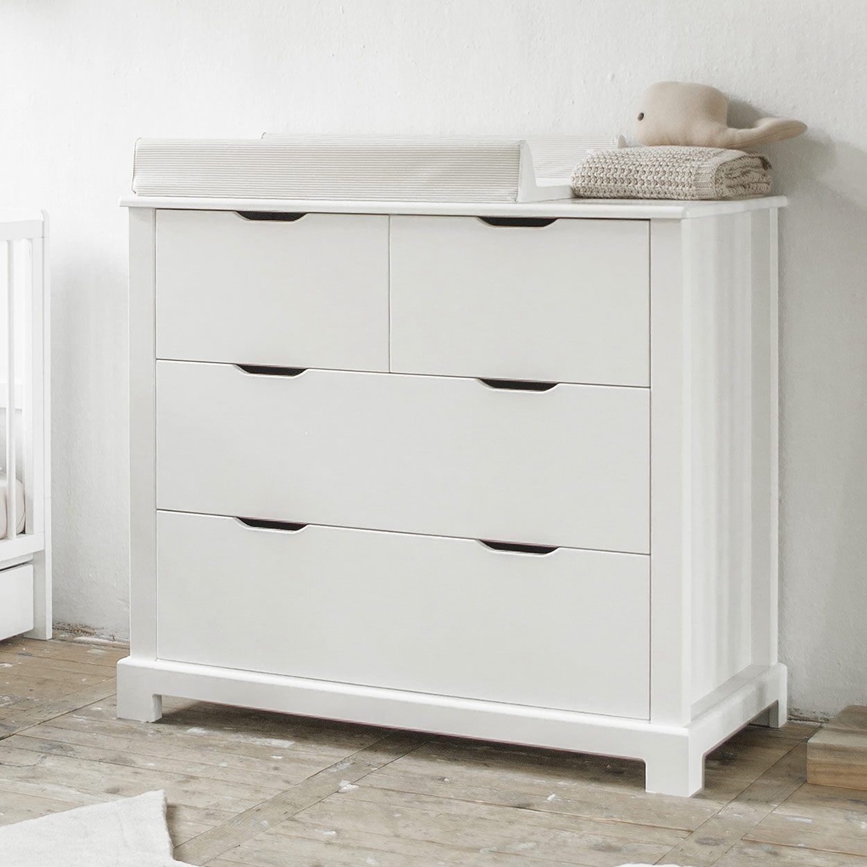 Nursery chest of drawers «Céleste» Country style | White