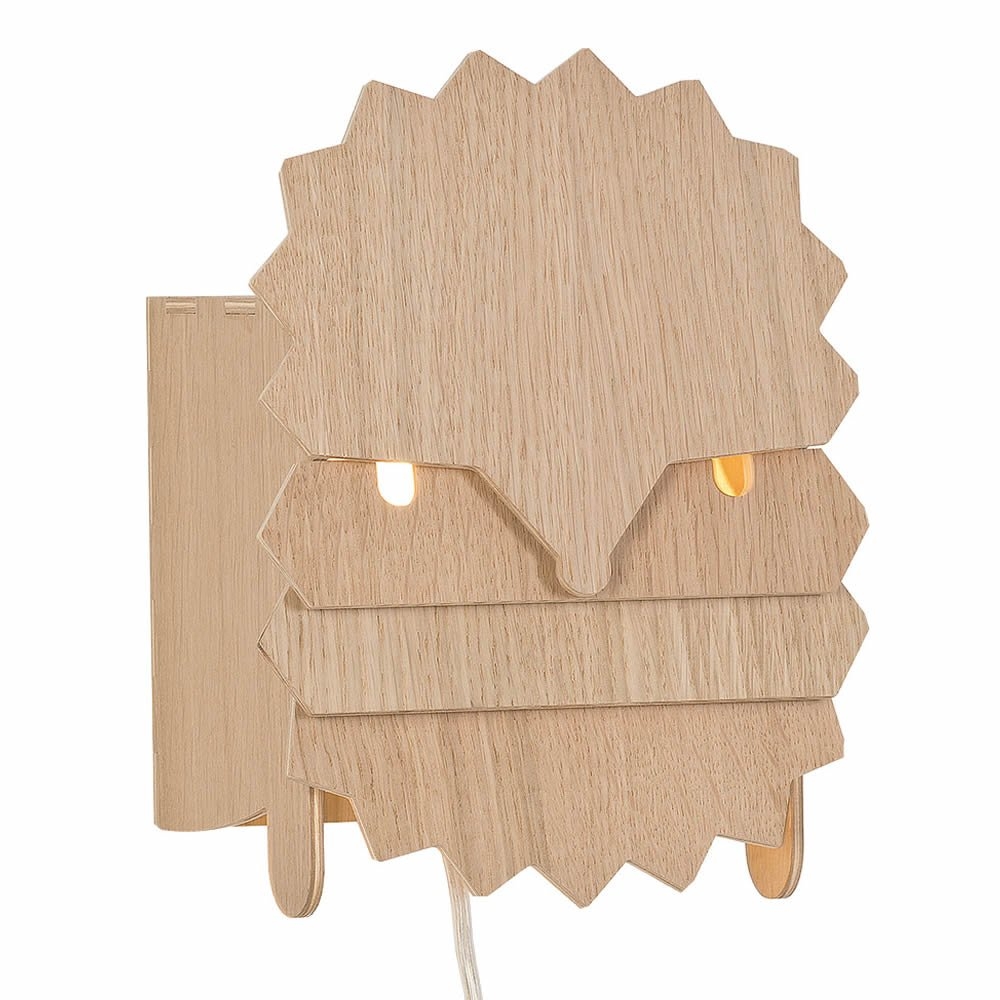 Children's Wooden Lamp «Monsieur Hérisson» | Hedgehog