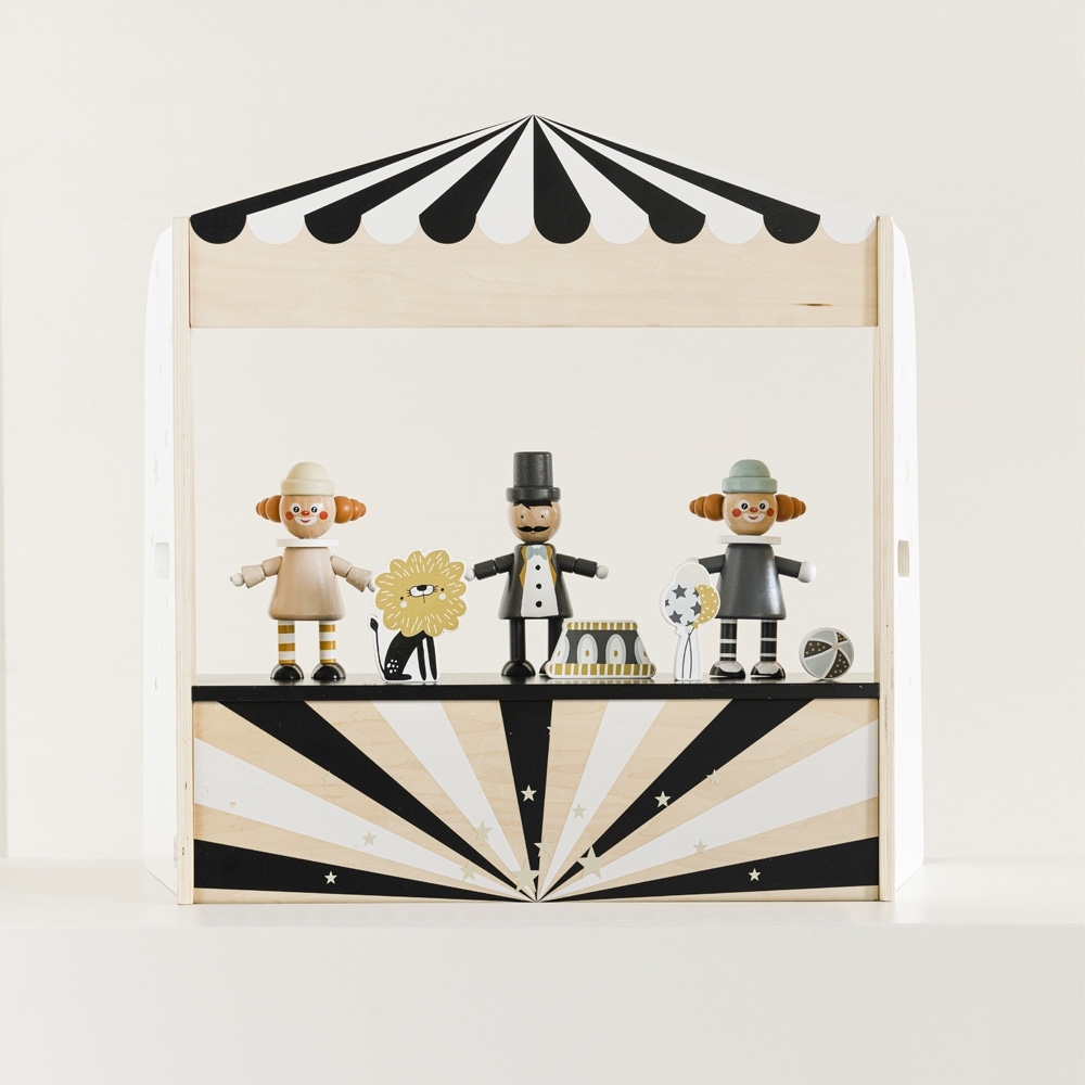 Toy theater | Circus Theme | «Theatre du Soleil» | including 7 accessories