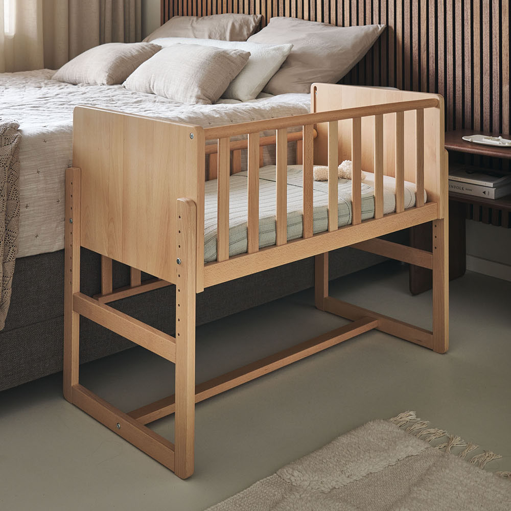 BEDSIDE CRIB  «NUAGE» NATURAL