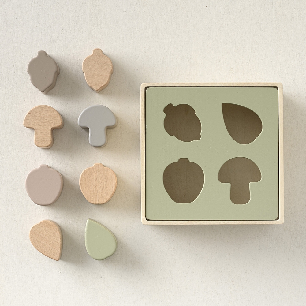 Baby Toy | Wooden Shape Sorting Box | Foret
