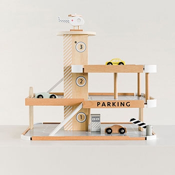 Wooden Toy Parking Garage